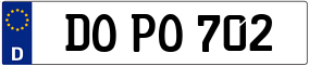 Truck License Plate